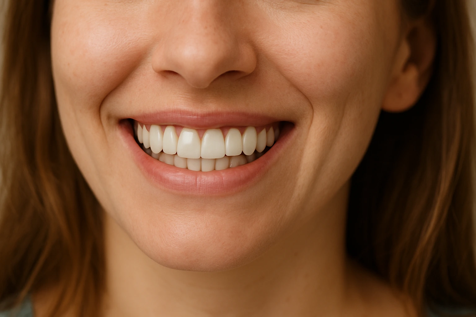 Voor en na tandbehandeling